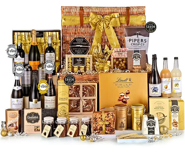 Luxury Christmas Hamper With Veuve Clicquot Champagne